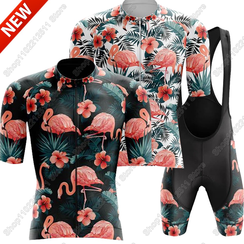 Mountain Biking Pants - 2025 flamingo conjunto camisa de ciclismo