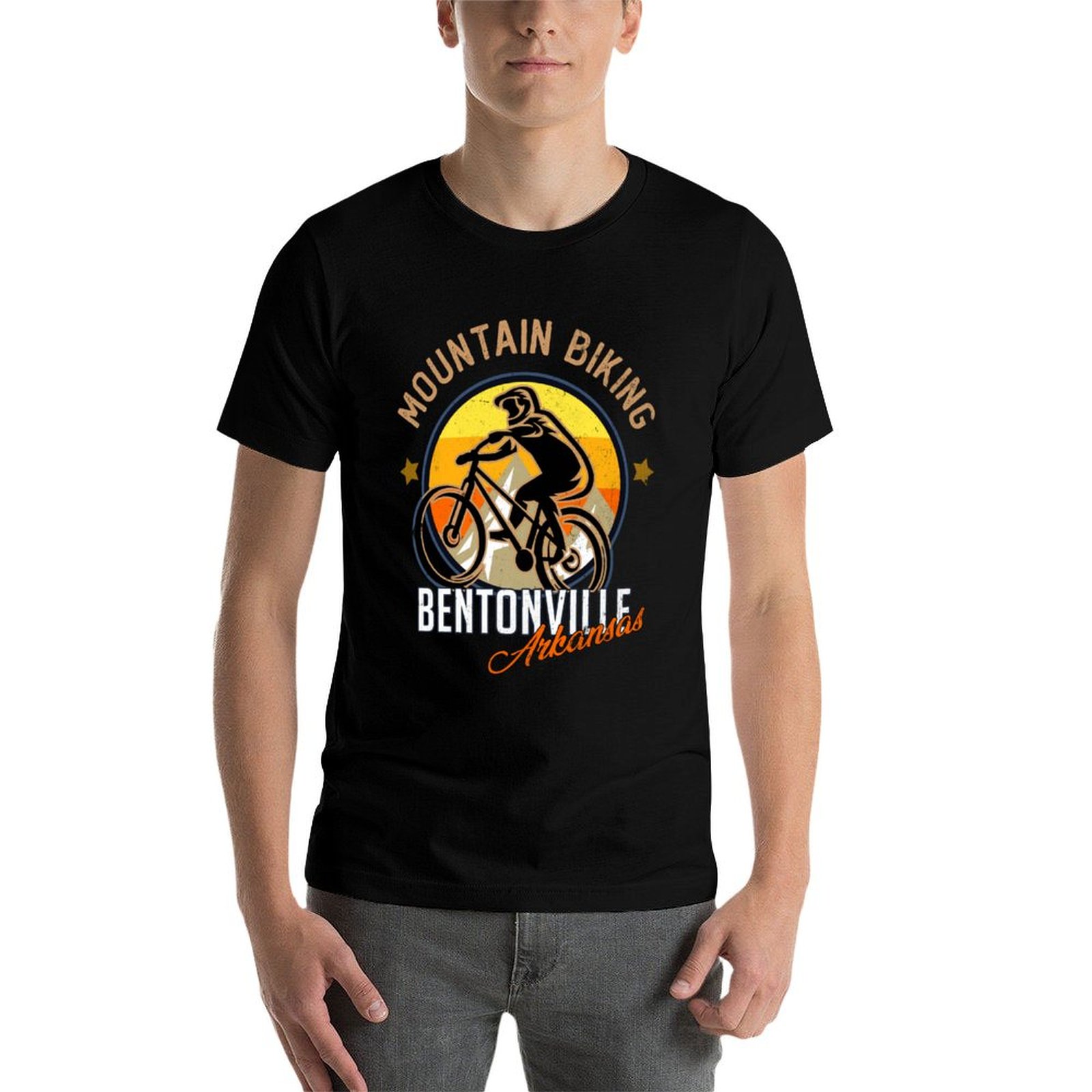 Camiseta de ciclismo de montan - Mountain Biking Bentonville Arkansas avaliação e preço