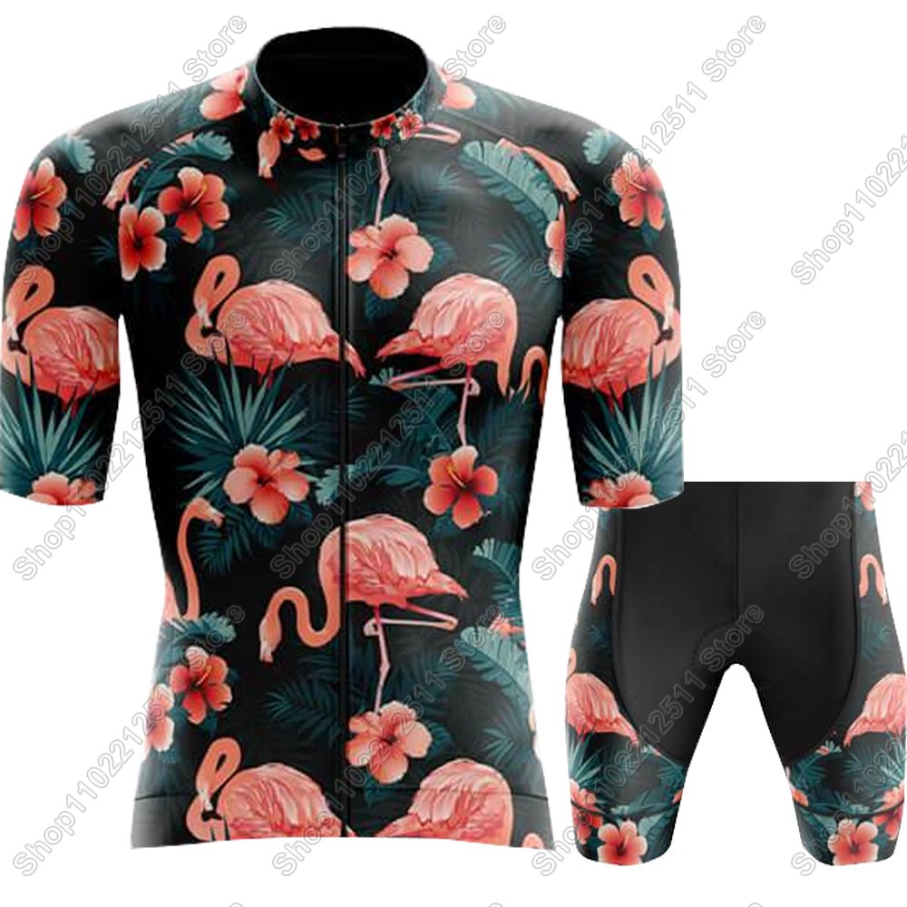 2025 flamingo conjunto camisa  - Mountain Biking Pants avaliação e preço