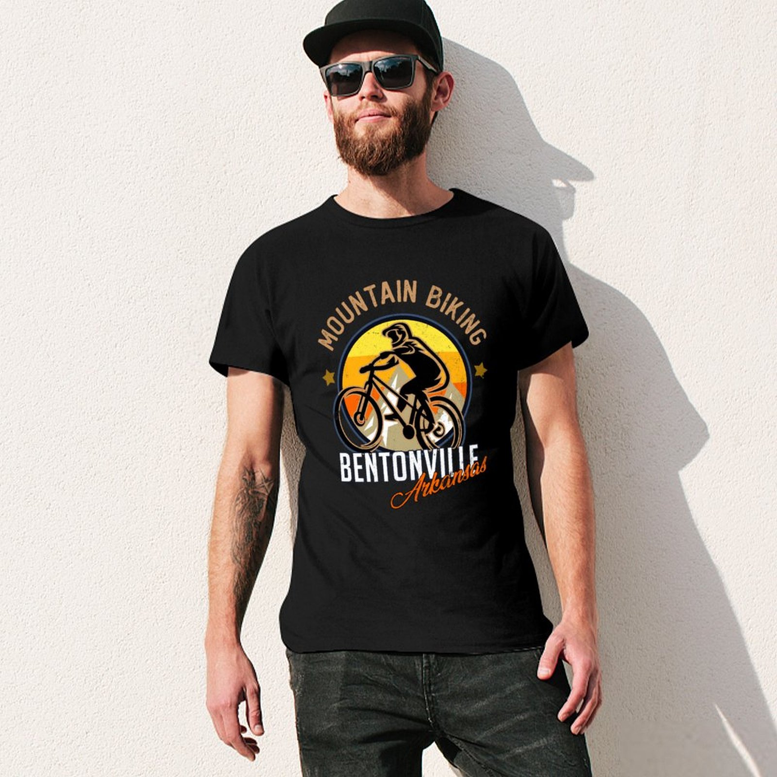 Camiseta de ciclismo de montan - Mountain Biking Bentonville Arkansas avaliação e preço